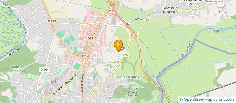 localisation de l'entreprise LE CHENE DU MOULIN  BAINS-SUR-OUST