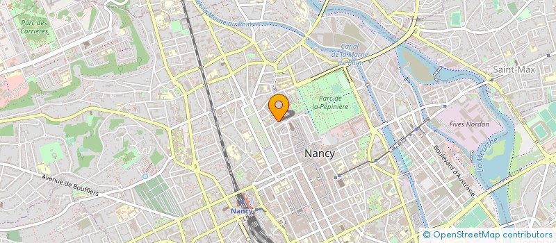 localisation de l'entreprise LE CHENE ET LES ROSEAUX à NANCY