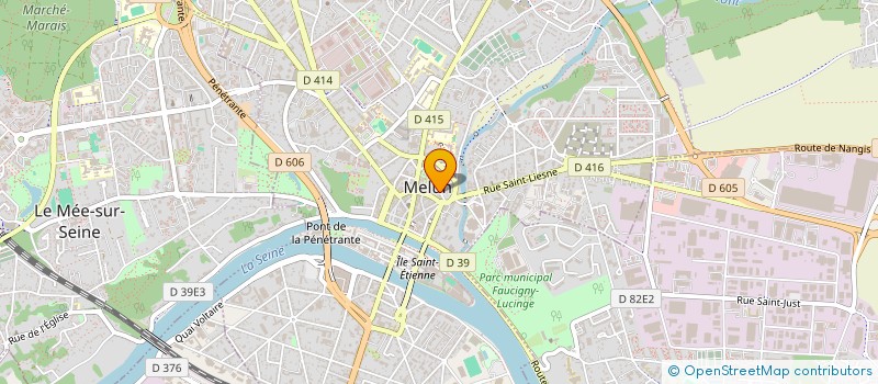 localisation de l'entreprise LE CHENE ET SES RACINES à MELUN