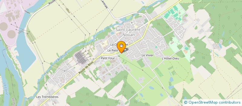 localisation de l'entreprise LE CHENE GUILLAN  LA FERTE-SAINT-CYR