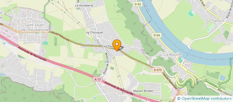 localisation de l'entreprise LE CHENE NORMAND  SAINT-OUEN-DE-THOUBERVILLE