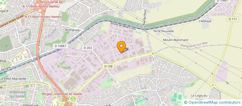 localisation de l'entreprise LE CHENE VERT à PERIGNY