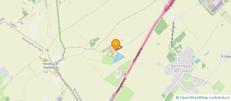 localisation de l'entreprise LE CHENELET DEVELOPPEMENT à BONNINGUES-LES-CALAIS
