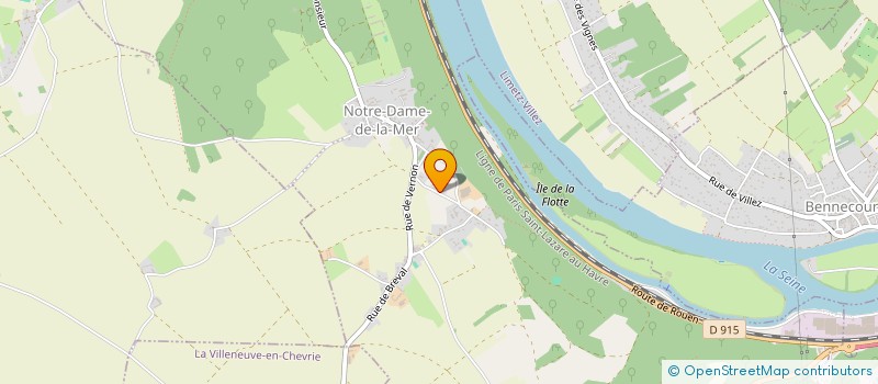 localisation de l'entreprise LE CHENET  NOTRE-DAME-DE-LA-MER