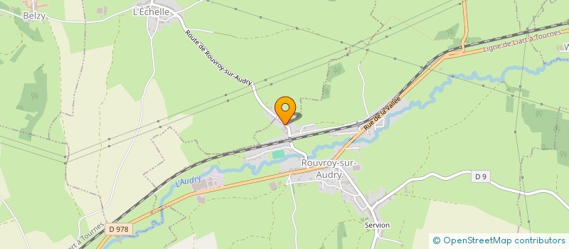 localisation de l'entreprise LE CHENOY  ROUVROY-SUR-AUDRY
