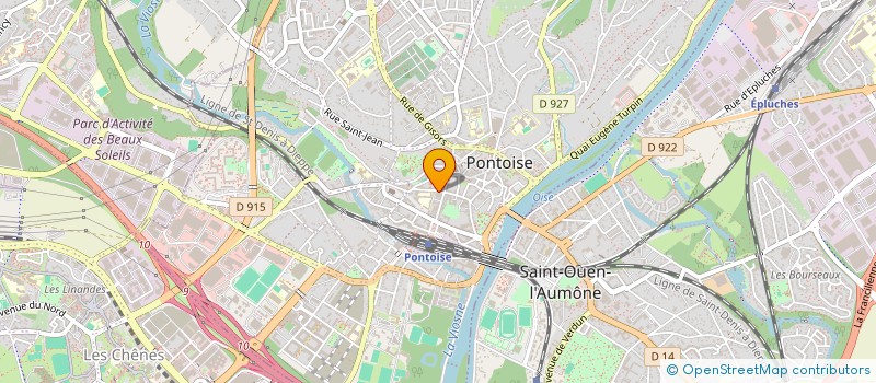 localisation de l'entreprise LE CHERUBIN  PONTOISE