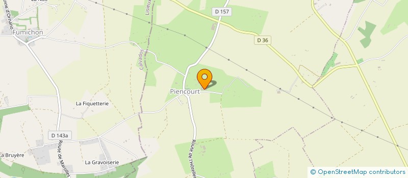 localisation de l'entreprise LE CHESNE à PIENCOURT