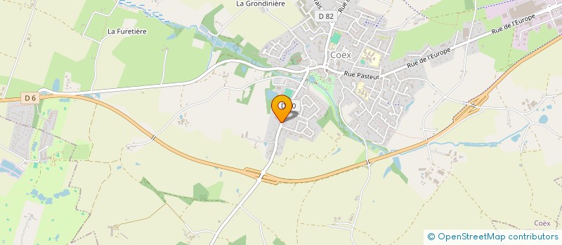 localisation de l'entreprise LE CHEVAL BLANC  COEX