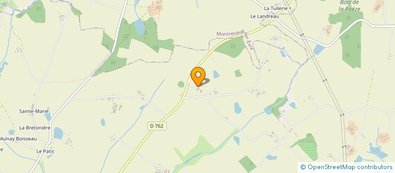 localisation de l'entreprise LE CHEVAL BLANC à BEAUPREAU-EN-MAUGES