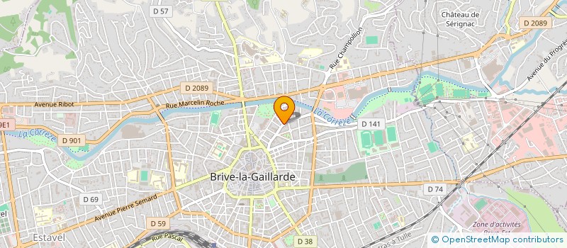 localisation de l'entreprise LE CHEVAL D'OR  BRIVE-LA-GAILLARDE