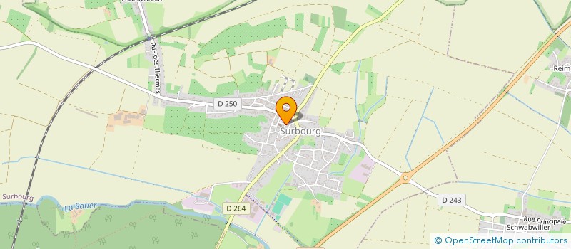 localisation de l'entreprise LE CHEVAL NOIR  SURBOURG