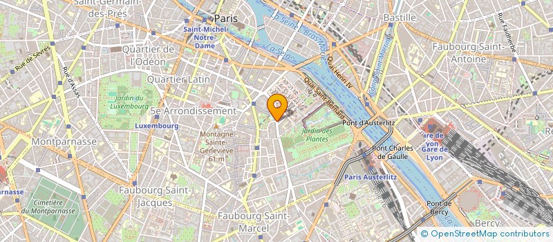 localisation de l'entreprise LE CHEVALET BLANC  PARIS 05