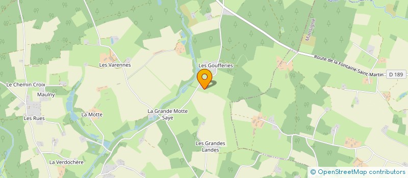 localisation de l'entreprise LE CHEVALET BLEU à MANSIGNE