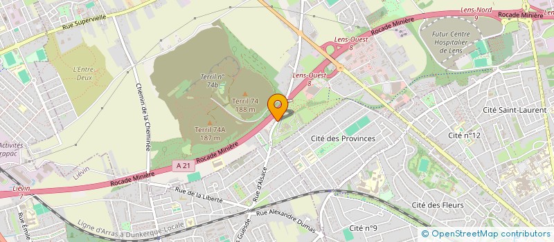 localisation de l'entreprise LE CHEVALET DE LA GOHELLE  LOOS-EN-GOHELLE