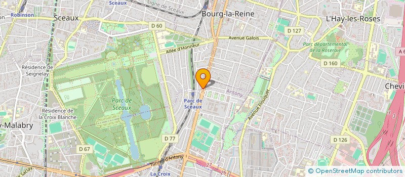 localisation de l'entreprise LE CHEVALIER à SCEAUX