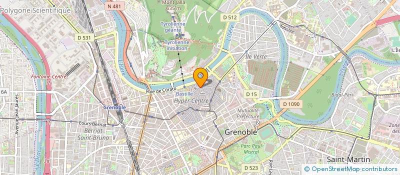 localisation de l'entreprise LE CHEVALIER  GRENOBLE