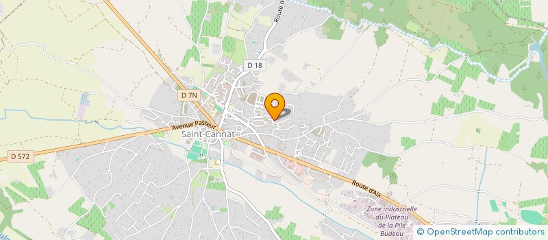 localisation de l'entreprise LE CHEVALIER BLANC  SAINT-CANNAT