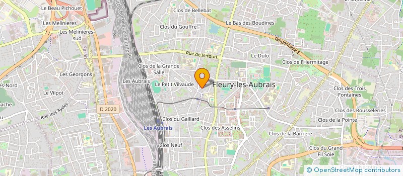 localisation de l'entreprise LE CHEVALIER DE CHARDIN EURL  FLEURY-LES-AUBRAIS
