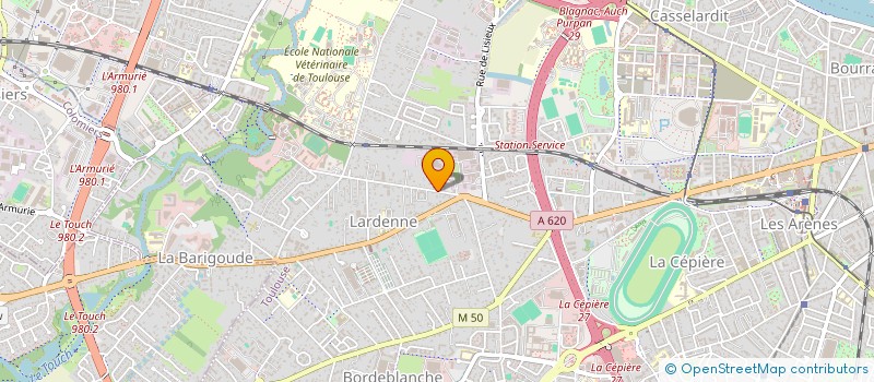 localisation de l'entreprise LE CHEVALIER JOVIADO à TOULOUSE
