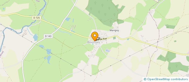 localisation de l'entreprise LE CHEVESNE DE BOUSSAIS  BOUSSAIS