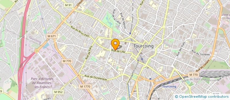 localisation de l'entreprise LE CHEVETRE à TOURCOING