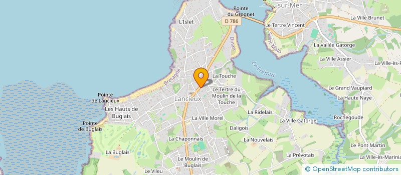 localisation de l'entreprise LE CHEZ NOUS à LANCIEUX