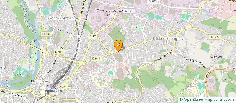 localisation de l'entreprise LE CHIC COIFFURE  L'ISLE-D'ESPAGNAC