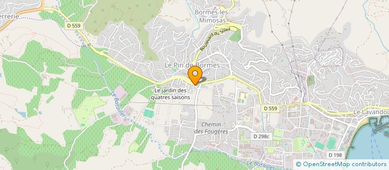 localisation de l'entreprise LE CHICA à BORMES-LES-MIMOSAS