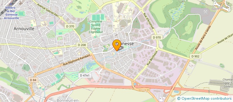 localisation de l'entreprise LE CHICHE THEATRE DE GONESSE à GONESSE