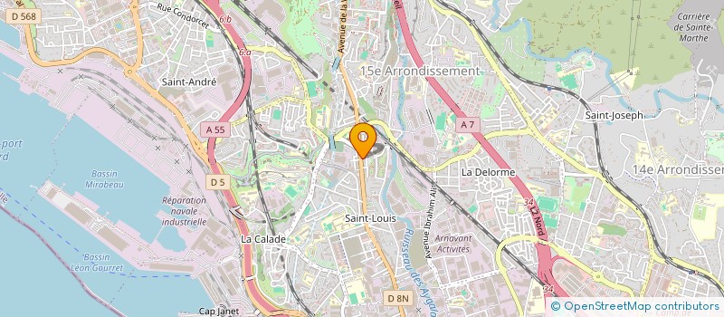 localisation de l'entreprise LE CHICKEN à MARSEILLE