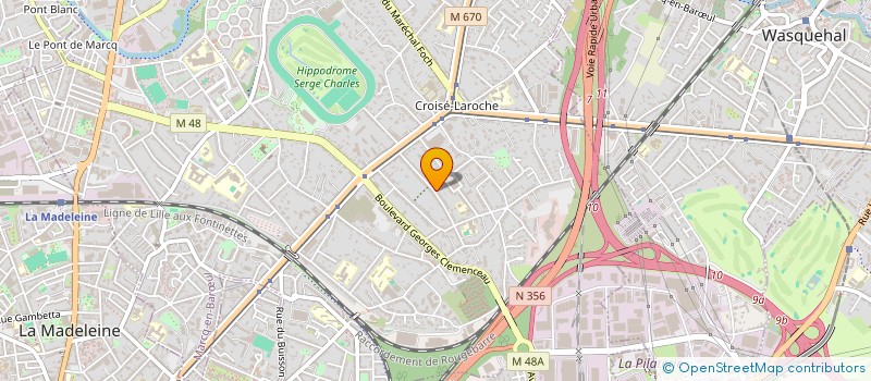 localisation de l'entreprise LE CHICON BIERES à MARCQ-EN-BARŒUL