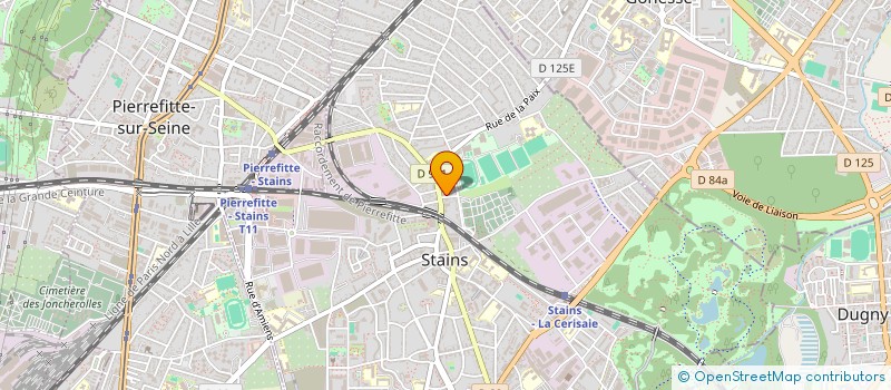 localisation de l'entreprise LE CHIEN DE DEFENSE STANOIS à STAINS