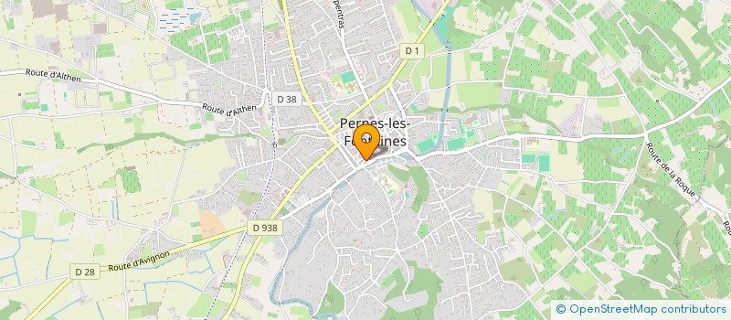 localisation de l'entreprise LE CHIEN FUME  PERNES-LES-FONTAINES