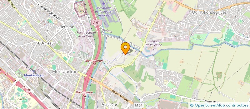 localisation de l'entreprise LE CHIEN MECHANT  TOULOUSE