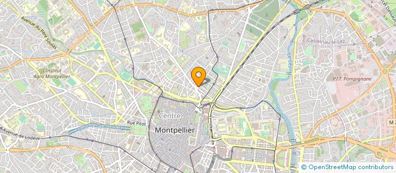 localisation de l'entreprise LE CHIEN QUI DANSE à MONTPELLIER