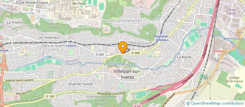 localisation de l'entreprise LE CHIFOUMI CLUB à PALAISEAU