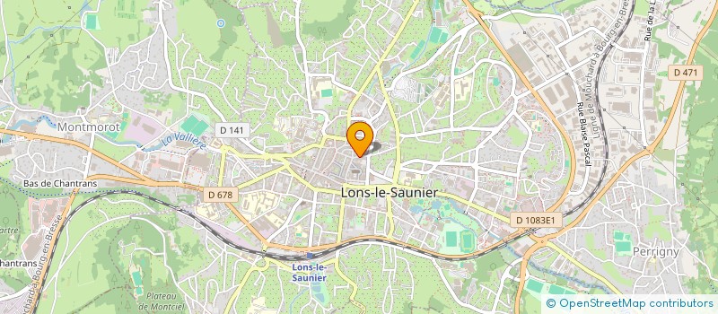 localisation de l'entreprise LE CHIKKA à LONS-LE-SAUNIER
