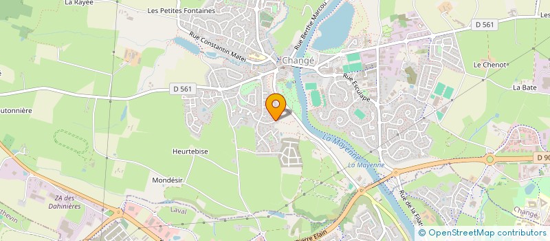 localisation de l'entreprise LE CHINAILLON  CHANGE