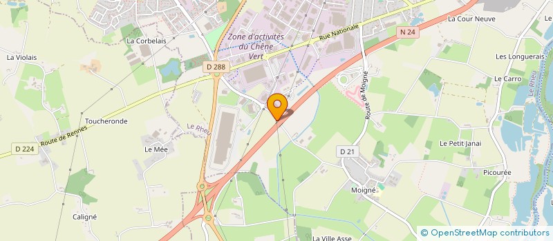 localisation de l'entreprise LE CHINOIS DU XIVEME  LE RHEU