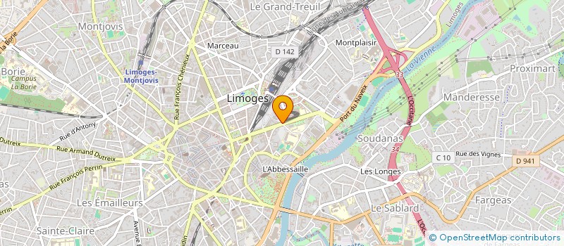 localisation de l'entreprise LE CHIQUITO à LIMOGES