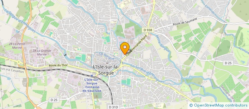 localisation de l'entreprise LE CHIREL  L'ISLE-SUR-LA-SORGUE