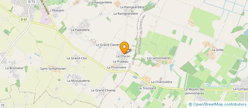 localisation de l'entreprise LE CHIRON à SAINT-LUMINE-DE-COUTAIS