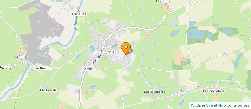 localisation de l'entreprise LE CHIRON  LA PEYRATTE