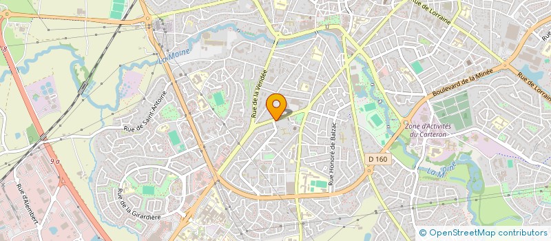 localisation de l'entreprise LE CHIRON à CHOLET