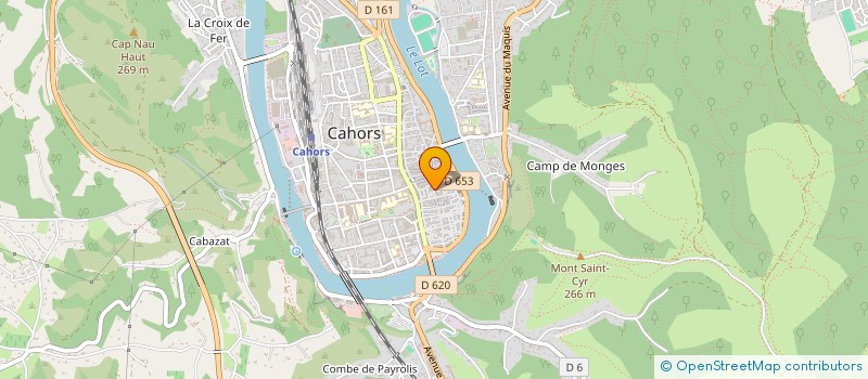 localisation de l'entreprise LE CHOCOLA'THE à CAHORS