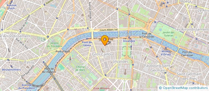 localisation de l'entreprise LE CHOCOLAT CHAUDUN à PARIS