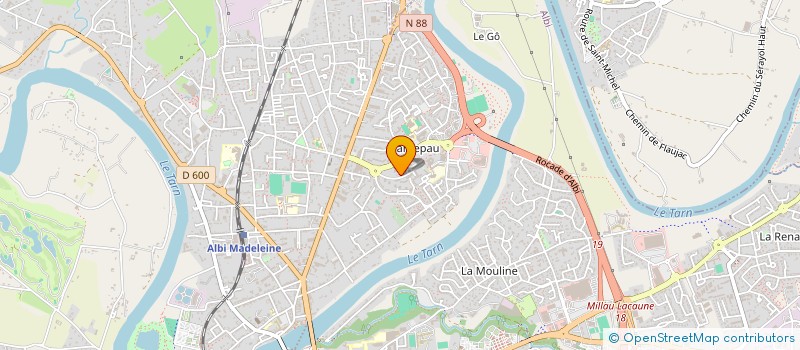 localisation de l'entreprise LE CHOEUR D ANNA à ALBI