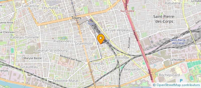 localisation de l'entreprise LE CHOEUR DE L OGOOUE à TOURS