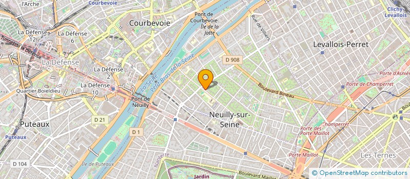 localisation de l'entreprise LE CHOEUR DE LA VIERGE NOIRE à NEUILLY-SUR-SEINE