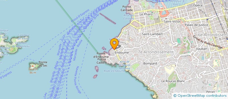 localisation de l'entreprise LE CHOEUR DE MALMOUSQUE à MARSEILLE